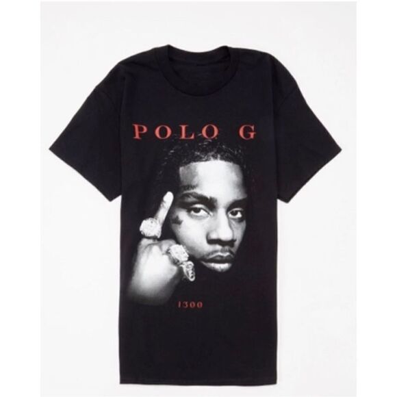 Polo‎ G 1300 rapper music merch T-shirt - Men X-Large- NWT - Picture 1 of 5